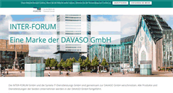 Desktop Screenshot of inter-forum.de